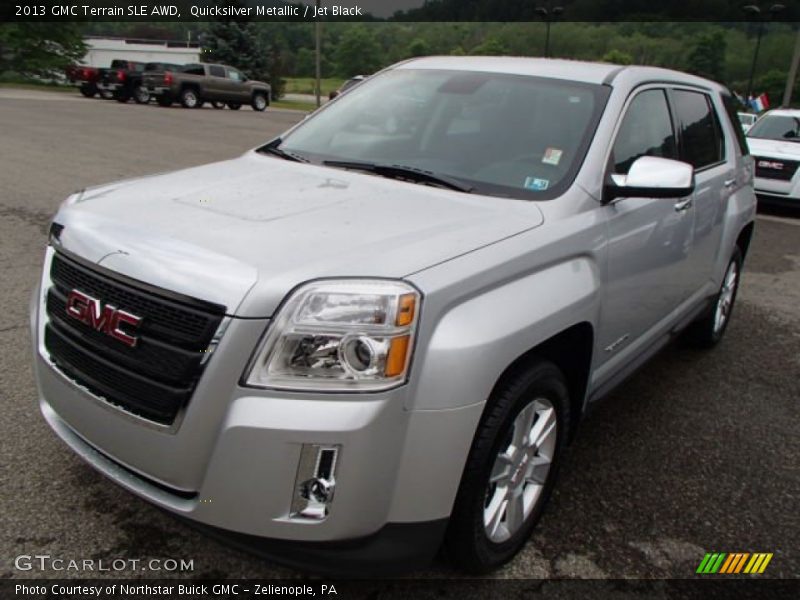 Quicksilver Metallic / Jet Black 2013 GMC Terrain SLE AWD