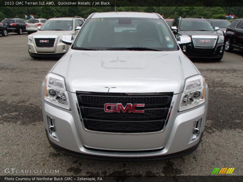 Quicksilver Metallic / Jet Black 2013 GMC Terrain SLE AWD