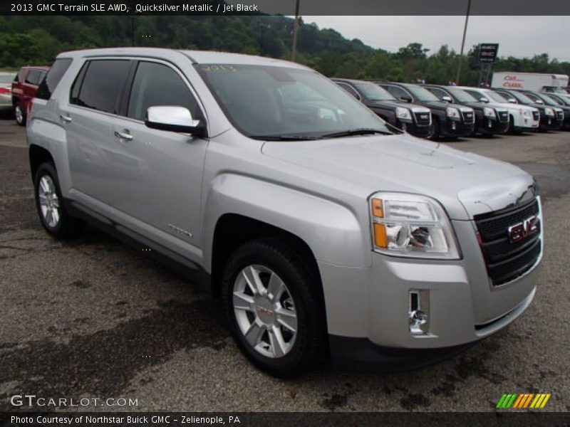 Quicksilver Metallic / Jet Black 2013 GMC Terrain SLE AWD