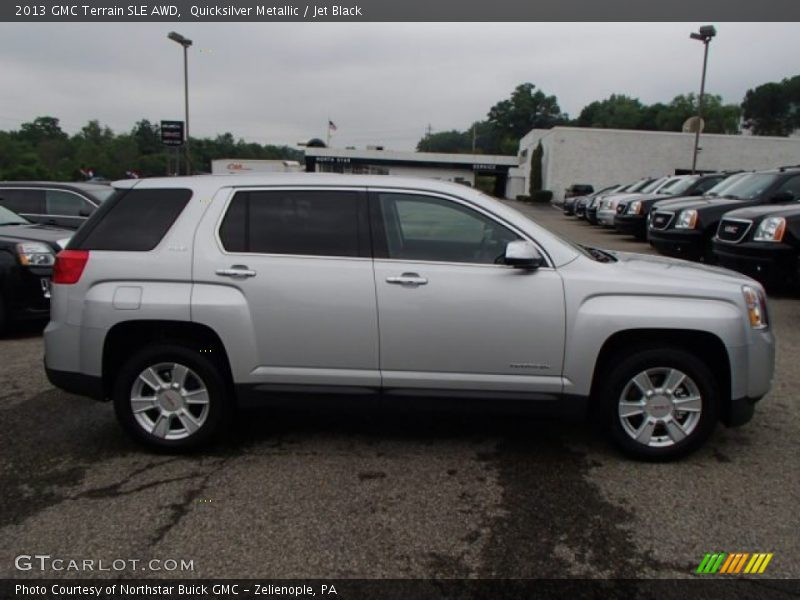 Quicksilver Metallic / Jet Black 2013 GMC Terrain SLE AWD