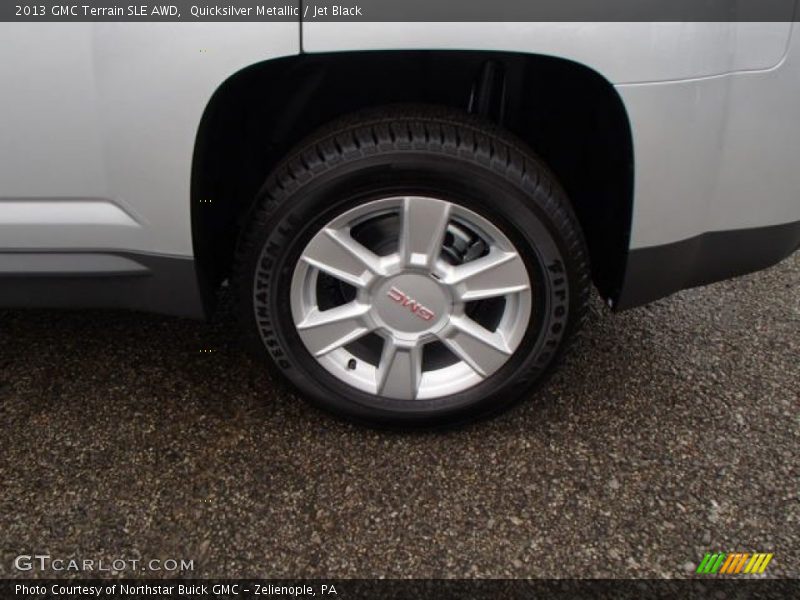 Quicksilver Metallic / Jet Black 2013 GMC Terrain SLE AWD