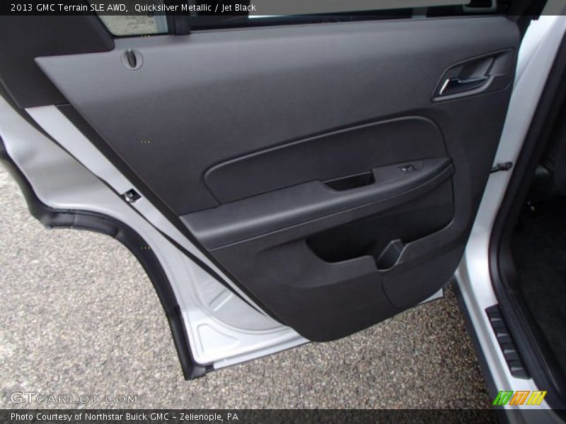 Quicksilver Metallic / Jet Black 2013 GMC Terrain SLE AWD