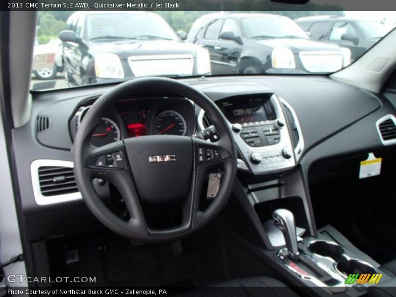 Quicksilver Metallic / Jet Black 2013 GMC Terrain SLE AWD