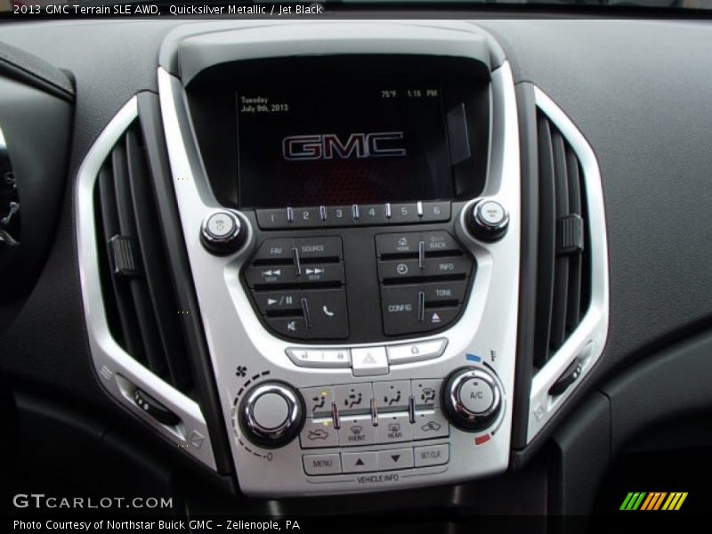 Quicksilver Metallic / Jet Black 2013 GMC Terrain SLE AWD