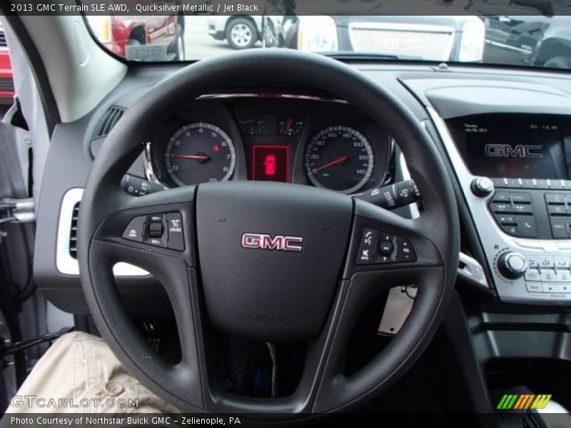 Quicksilver Metallic / Jet Black 2013 GMC Terrain SLE AWD