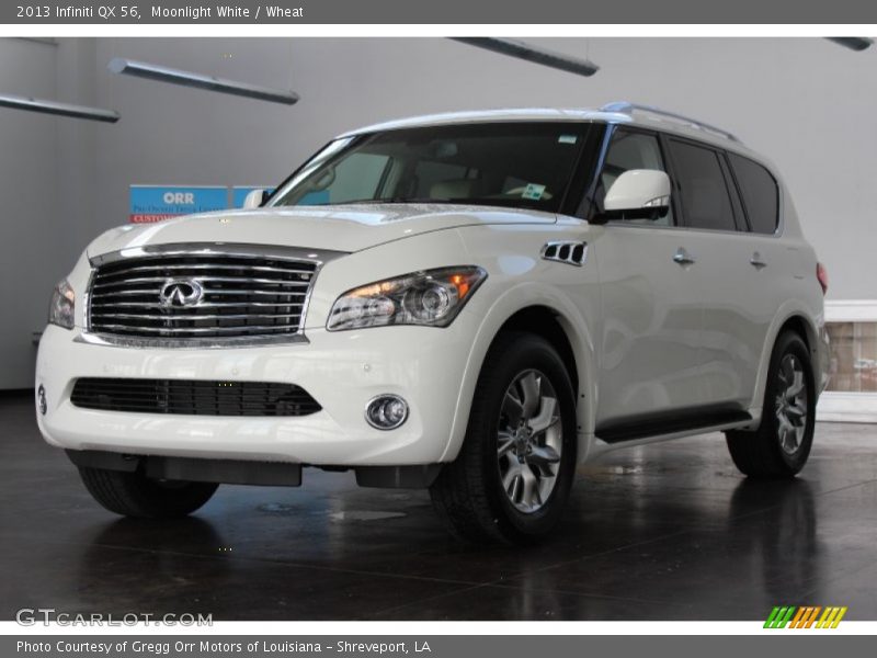 Moonlight White / Wheat 2013 Infiniti QX 56