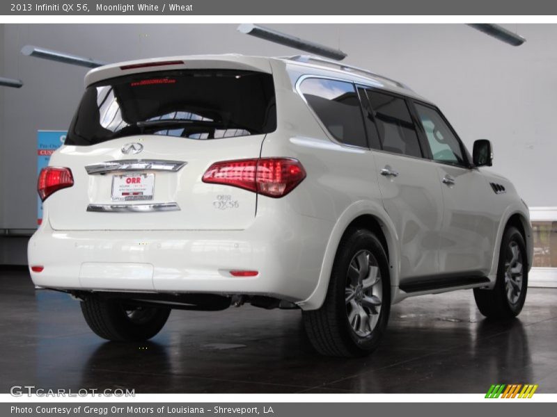 Moonlight White / Wheat 2013 Infiniti QX 56