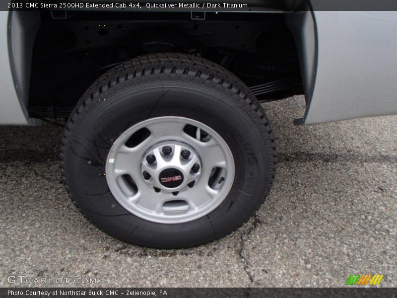 Quicksilver Metallic / Dark Titanium 2013 GMC Sierra 2500HD Extended Cab 4x4
