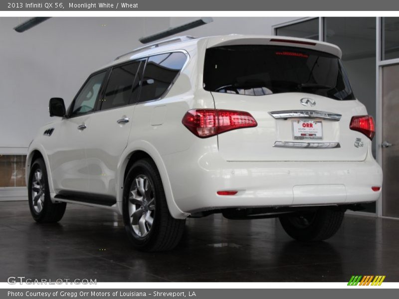 Moonlight White / Wheat 2013 Infiniti QX 56