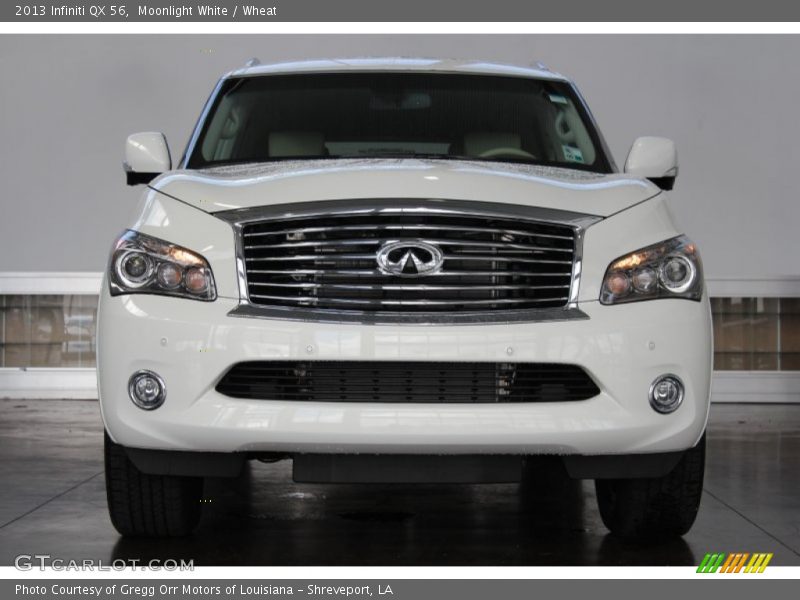 Moonlight White / Wheat 2013 Infiniti QX 56