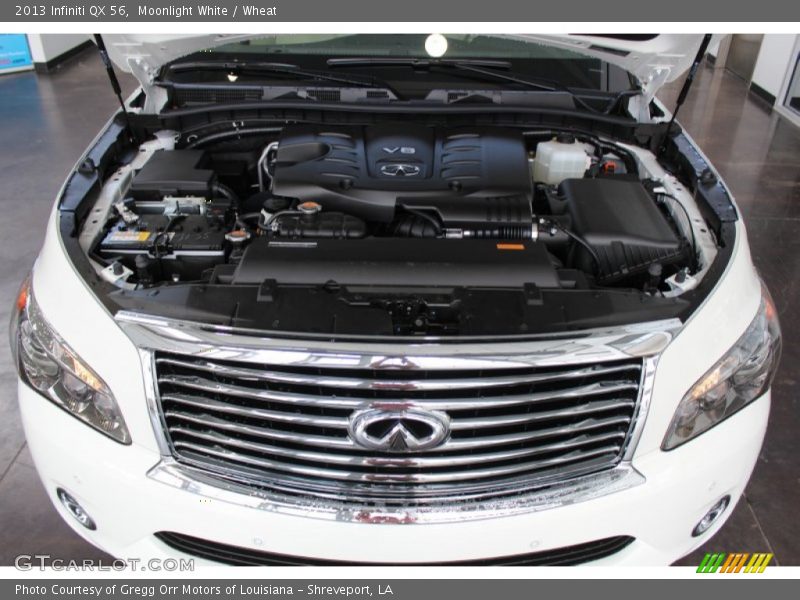 Moonlight White / Wheat 2013 Infiniti QX 56