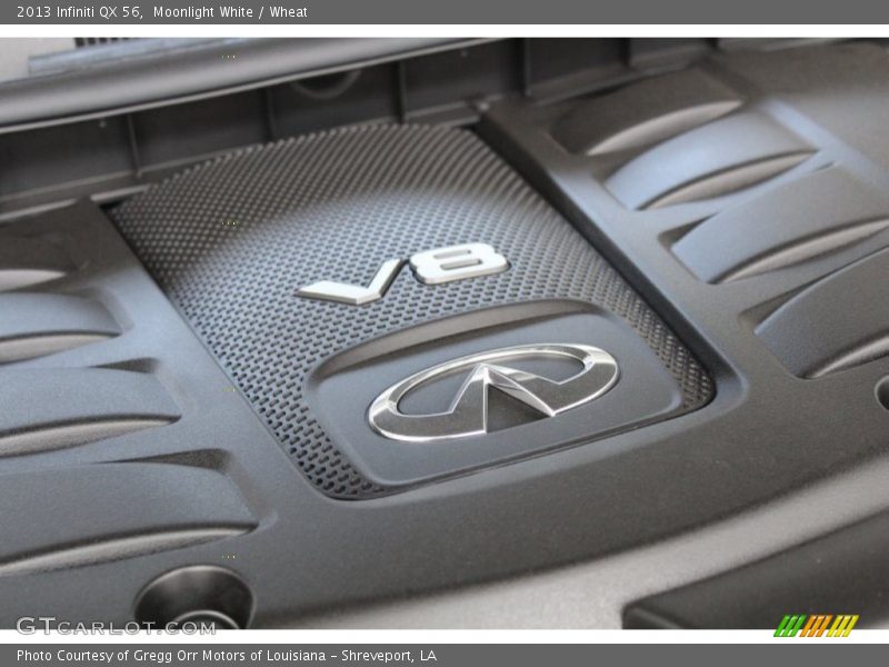 Moonlight White / Wheat 2013 Infiniti QX 56