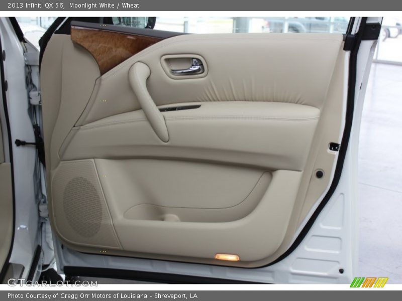 Moonlight White / Wheat 2013 Infiniti QX 56
