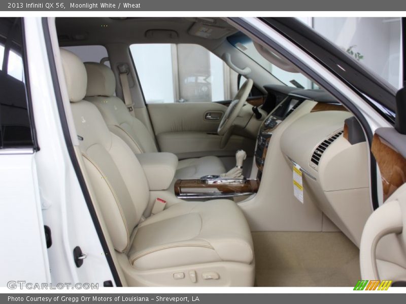 Moonlight White / Wheat 2013 Infiniti QX 56
