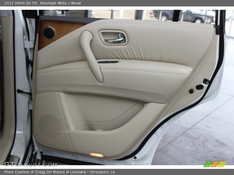 Moonlight White / Wheat 2013 Infiniti QX 56