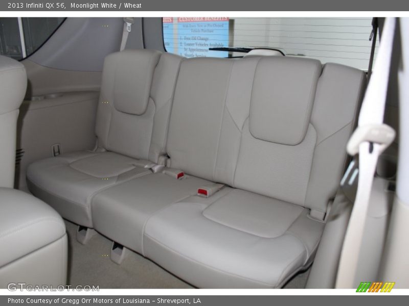Moonlight White / Wheat 2013 Infiniti QX 56
