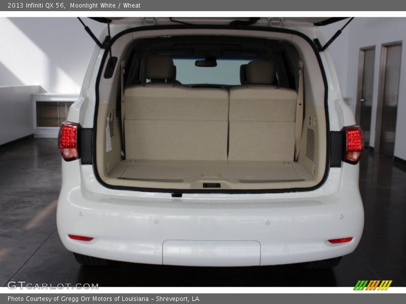 Moonlight White / Wheat 2013 Infiniti QX 56