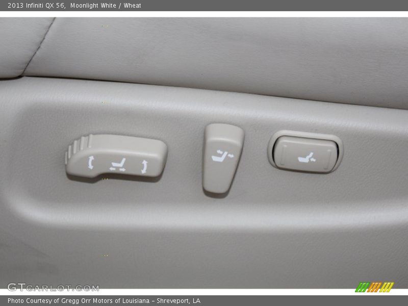 Moonlight White / Wheat 2013 Infiniti QX 56