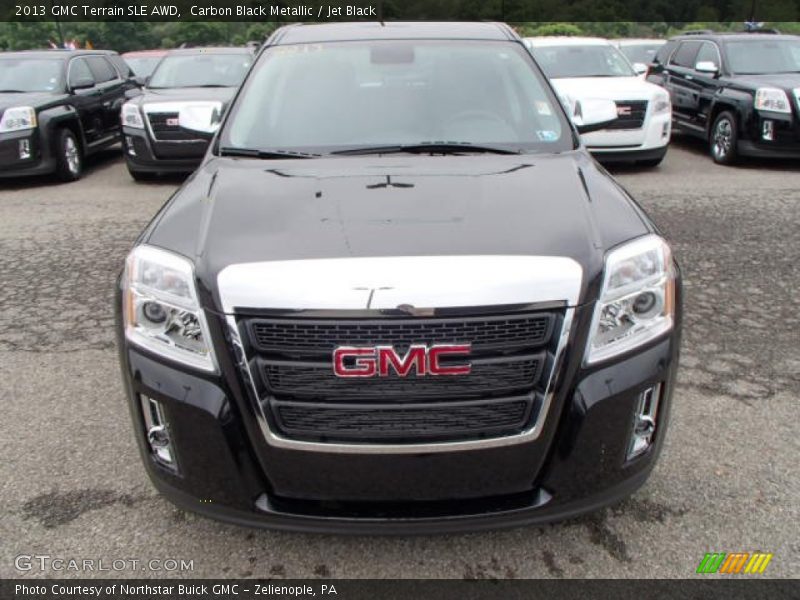 Carbon Black Metallic / Jet Black 2013 GMC Terrain SLE AWD