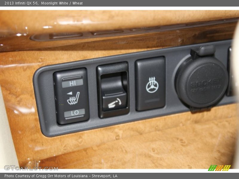 Moonlight White / Wheat 2013 Infiniti QX 56