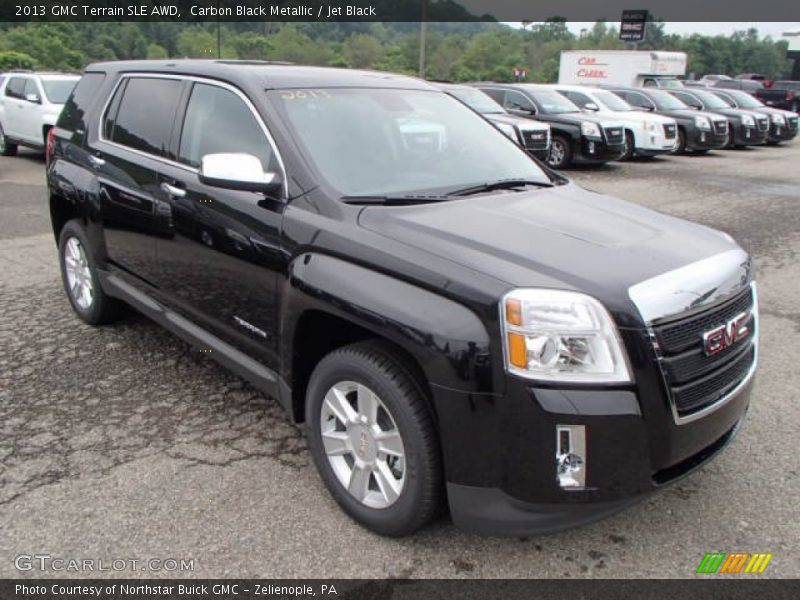 Carbon Black Metallic / Jet Black 2013 GMC Terrain SLE AWD
