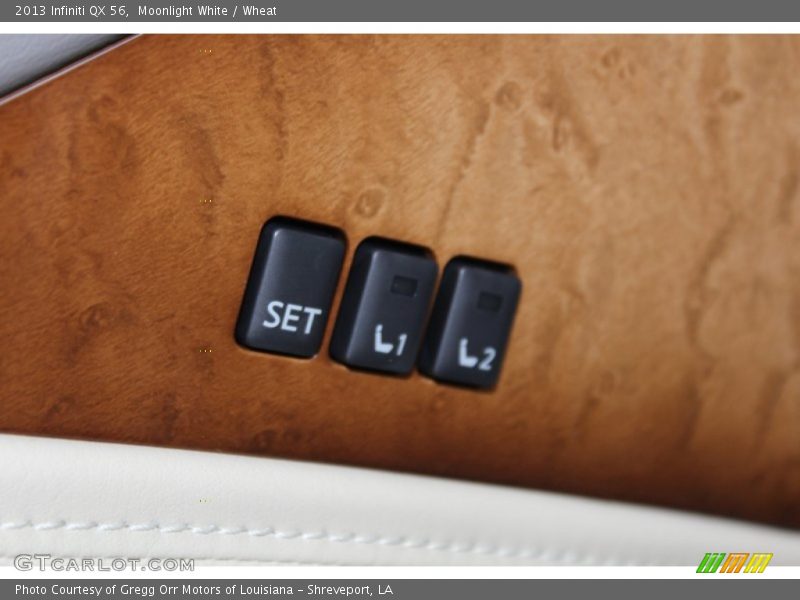 Moonlight White / Wheat 2013 Infiniti QX 56