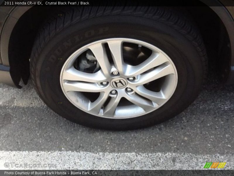 Crystal Black Pearl / Black 2011 Honda CR-V EX