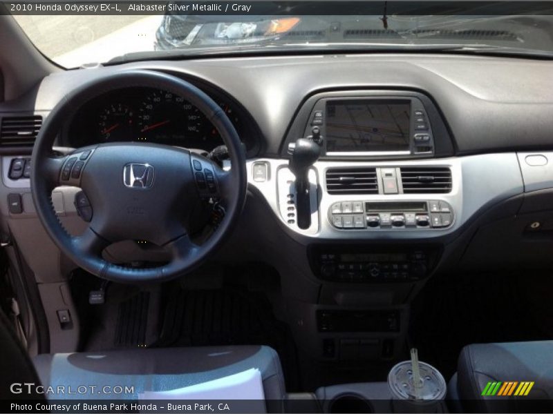 Alabaster Silver Metallic / Gray 2010 Honda Odyssey EX-L