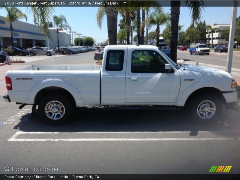 Oxford White / Medium Dark Flint 2008 Ford Ranger Sport SuperCab