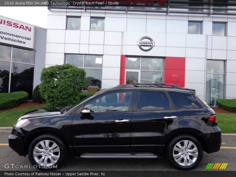 Crystal Black Pearl / Ebony 2010 Acura RDX SH-AWD Technology