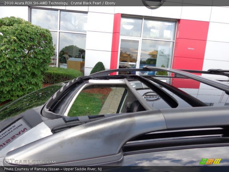 Crystal Black Pearl / Ebony 2010 Acura RDX SH-AWD Technology