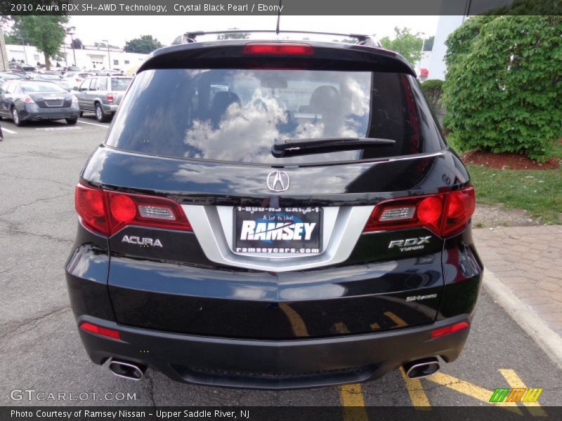 Crystal Black Pearl / Ebony 2010 Acura RDX SH-AWD Technology