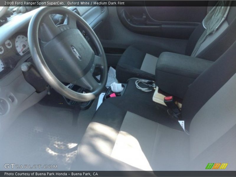 Oxford White / Medium Dark Flint 2008 Ford Ranger Sport SuperCab
