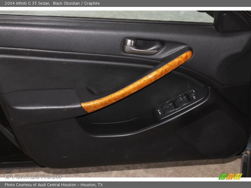 Black Obsidian / Graphite 2004 Infiniti G 35 Sedan