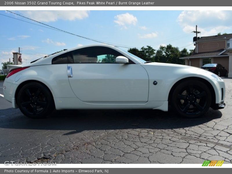 Pikes Peak White Pearl / Burnt Orange Leather 2006 Nissan 350Z Grand Touring Coupe