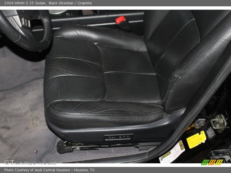 Black Obsidian / Graphite 2004 Infiniti G 35 Sedan