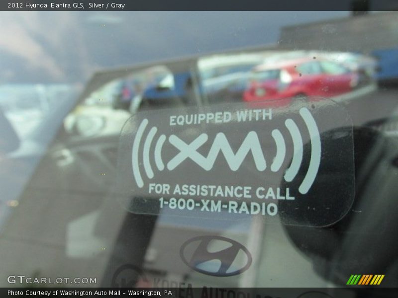 Silver / Gray 2012 Hyundai Elantra GLS