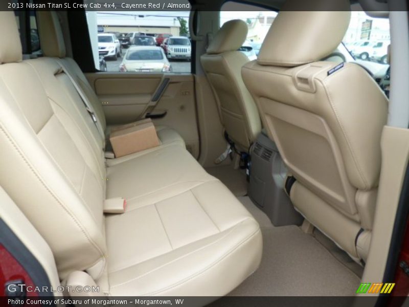 Cayenne Red / Almond 2013 Nissan Titan SL Crew Cab 4x4