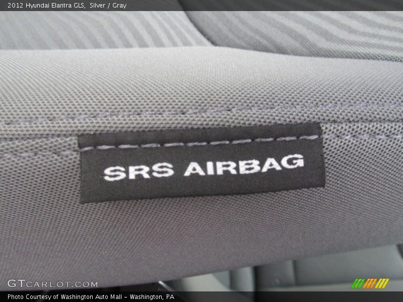 Silver / Gray 2012 Hyundai Elantra GLS