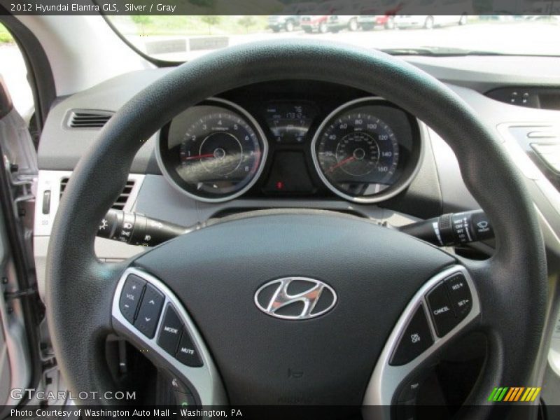 Silver / Gray 2012 Hyundai Elantra GLS