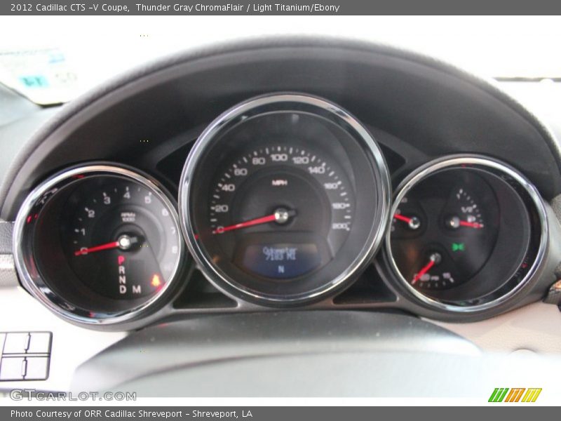  2012 CTS -V Coupe -V Coupe Gauges