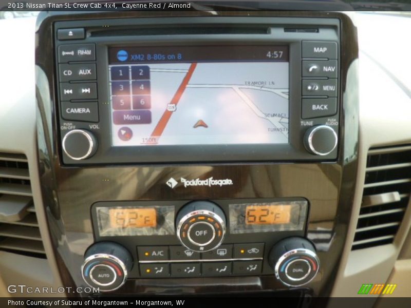 Cayenne Red / Almond 2013 Nissan Titan SL Crew Cab 4x4