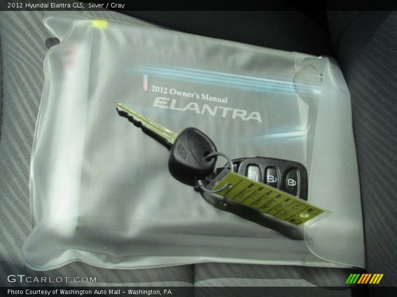 Silver / Gray 2012 Hyundai Elantra GLS