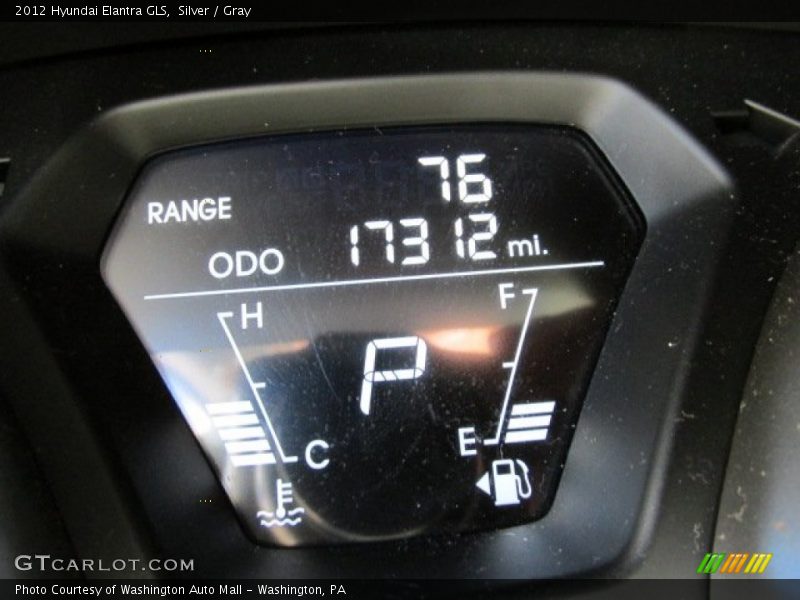 Silver / Gray 2012 Hyundai Elantra GLS