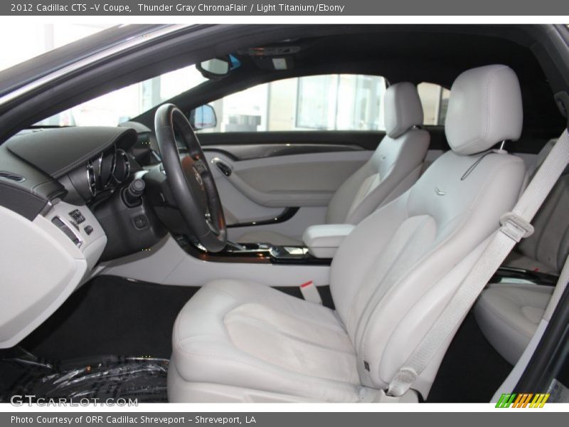 Front Seat of 2012 CTS -V Coupe