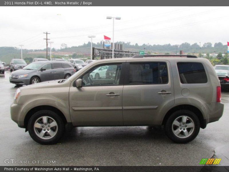 Mocha Metallic / Beige 2011 Honda Pilot EX-L 4WD