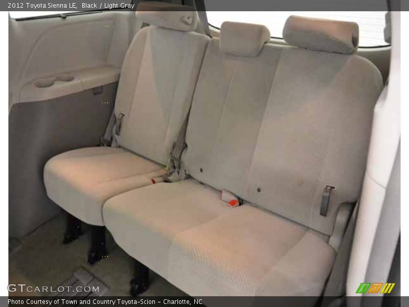 Black / Light Gray 2012 Toyota Sienna LE