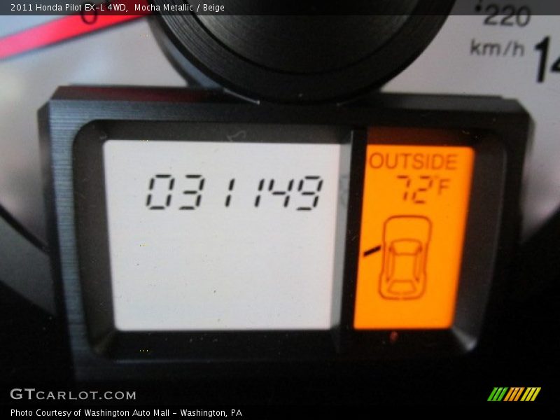 Mocha Metallic / Beige 2011 Honda Pilot EX-L 4WD