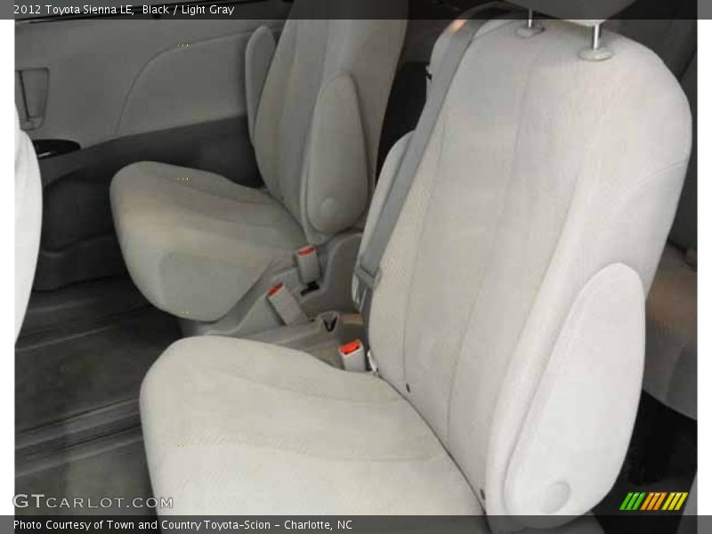 Black / Light Gray 2012 Toyota Sienna LE