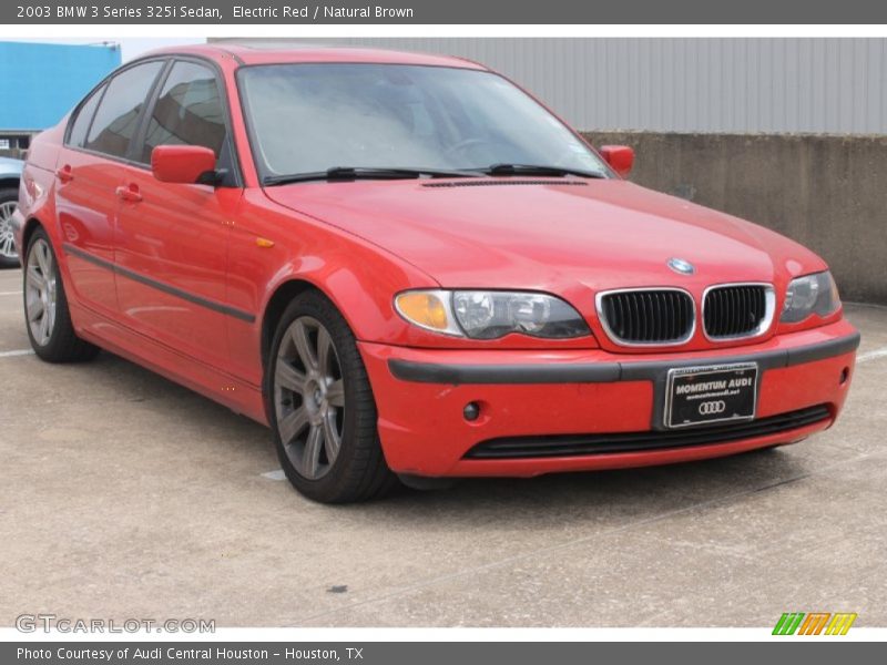 Electric Red / Natural Brown 2003 BMW 3 Series 325i Sedan